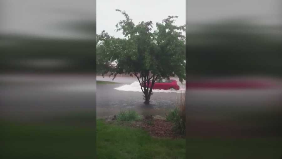 Heavy rain has flooded some county roads and city streets in parts of Story County.