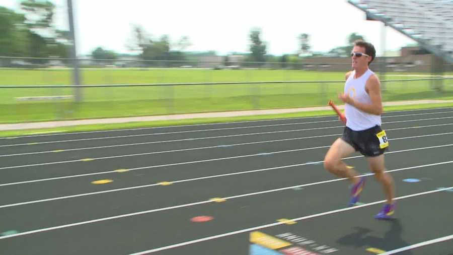 Some of the state's top distance runners were a part of history Friday as 100 Iowans raced their way into the "Guinness World Records."