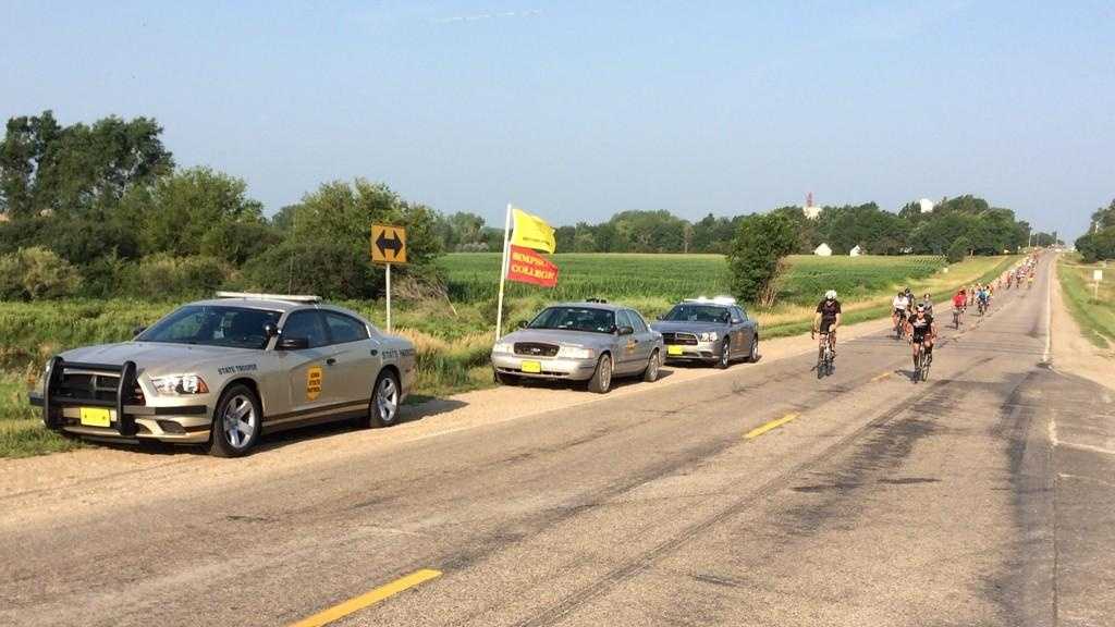 RAGBRAI rolls into the heat