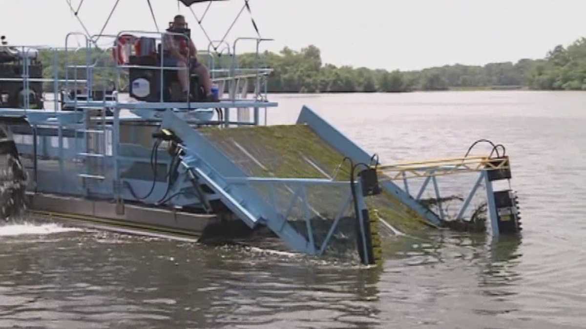 DNR uses underwater 'lawnmower' to clean up lake