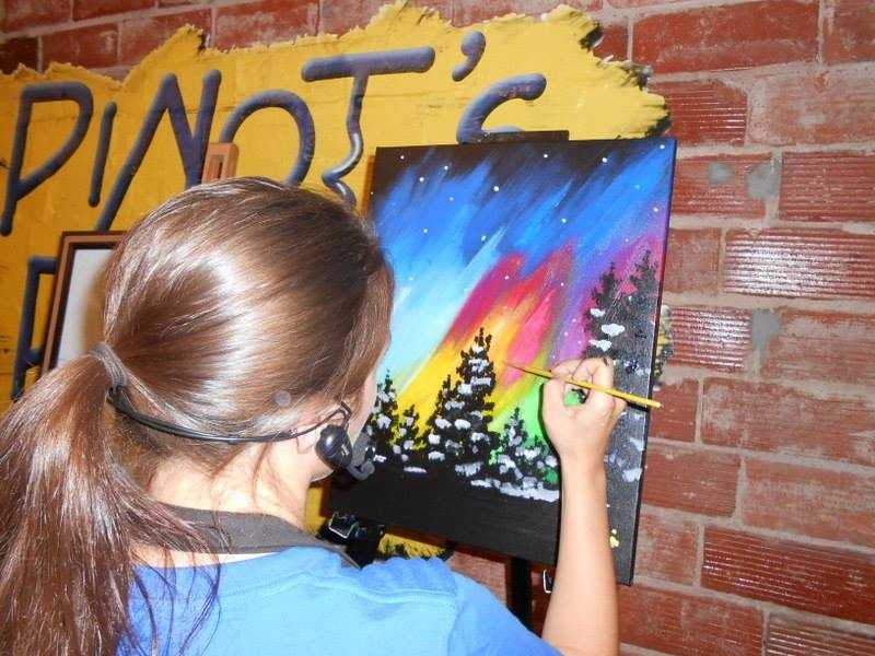 Photos Popular paint and sip studio drops into Des Moines