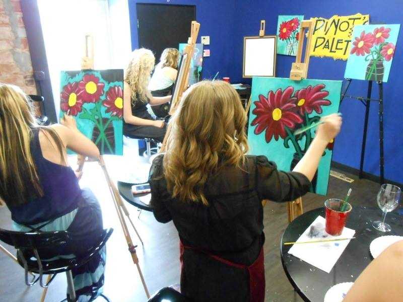 Photos Popular paint and sip studio drops into Des Moines