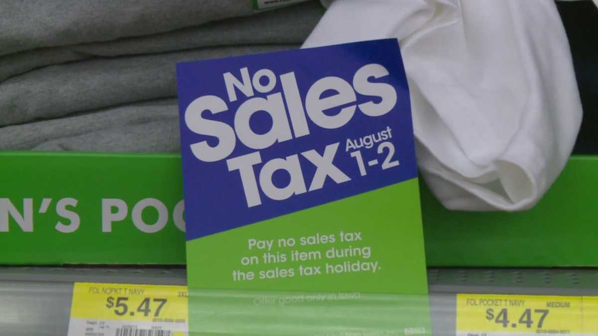 Iowa sales tax holiday going on right now