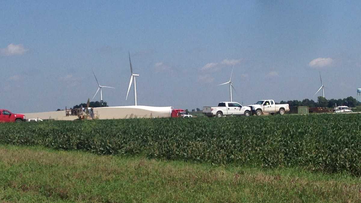 Photos New wind farm being built near Macksburg