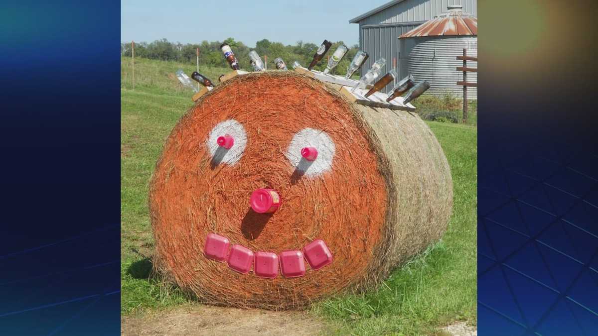 Photos: Hey, take a look at this Iowa Hay Bale Art