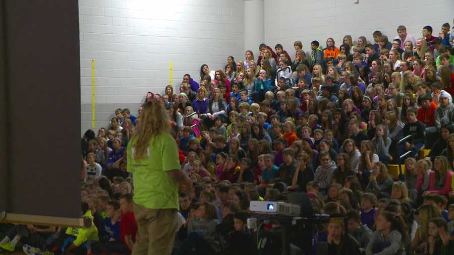 The message was simple at the middle school assembly: "You are not alone."