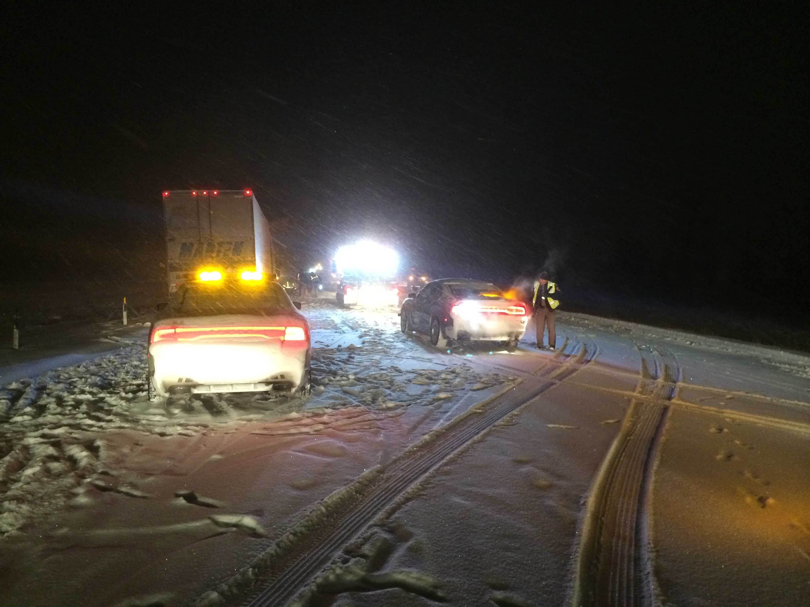 I-35 Southbound Reopened After 9-car Pileup