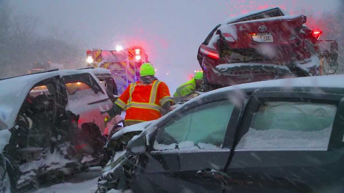 Man tells you what happened in 20car crash on I80