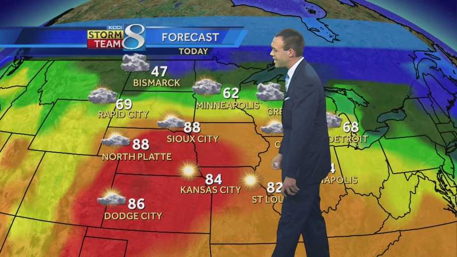 KCCI 8 forecaster Frank Scaglione's forecast for Iowa.
