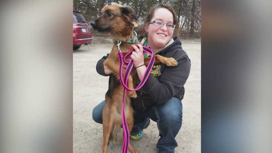 After a car accident over the weekend, a woman thought she would never see her dog again.