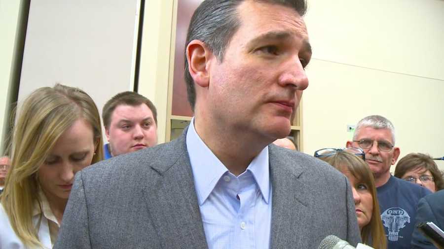 U.S. Sen. Ted Cruz (R-Texas) made his first stop in Des Moines since announcing his run for president on Thursday.