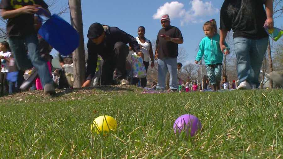 A Des Moines advocacy group held an Easter egg hunt Saturday with a twist.