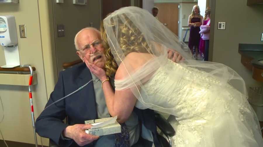 Dying Father Gets To Walk Daughter Down The Aisle