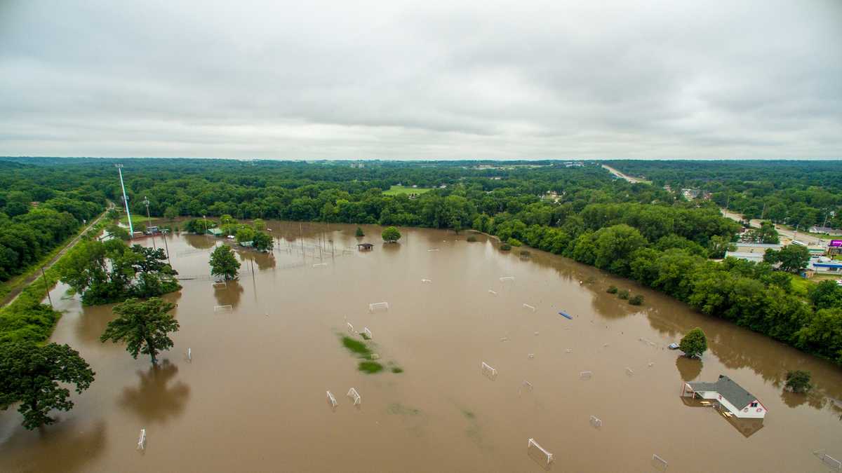 NEW photos View flooding in Des Moines from the air