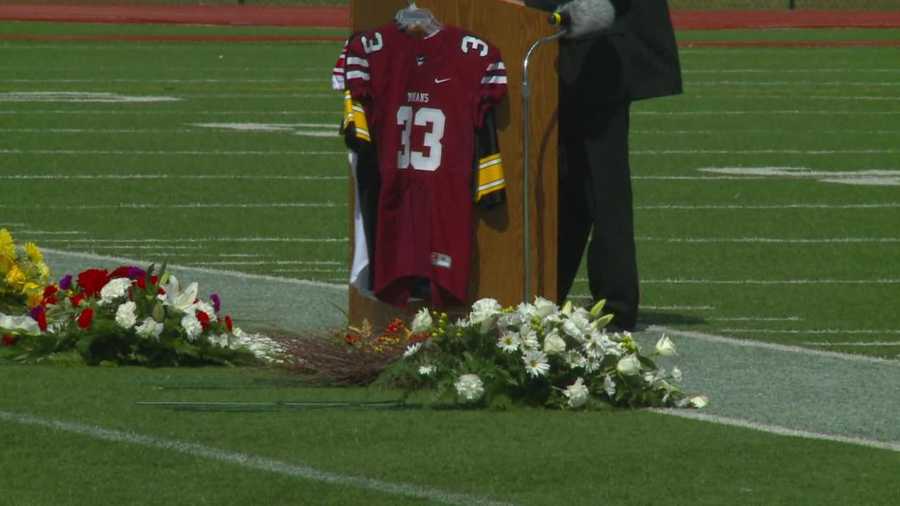A memorial service for former Hawkeye player Tyler Sash was held in Oskaloosa Friday afternoon.