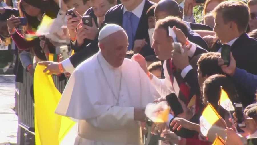 Iowans who saw Pope Francis in Washington, D.C., said seeing the pontiff was an unforgettable experience because it was a once-in-a-lifetime opportunity.