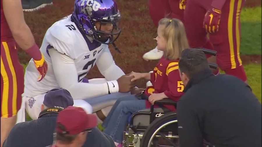 Ankeny girl reconnects with former TCU QB Trevone Boykin