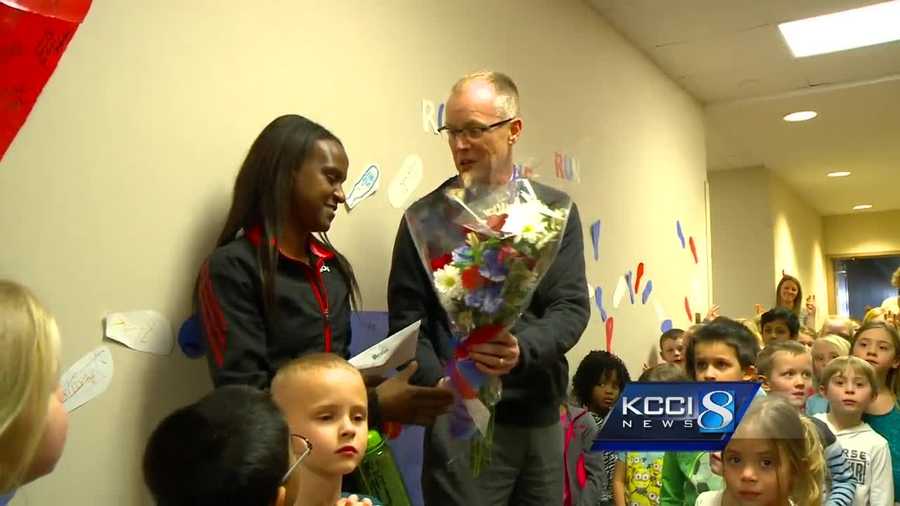 A teacher at Beaver Creek Elementary leaves for Olympic trials.
