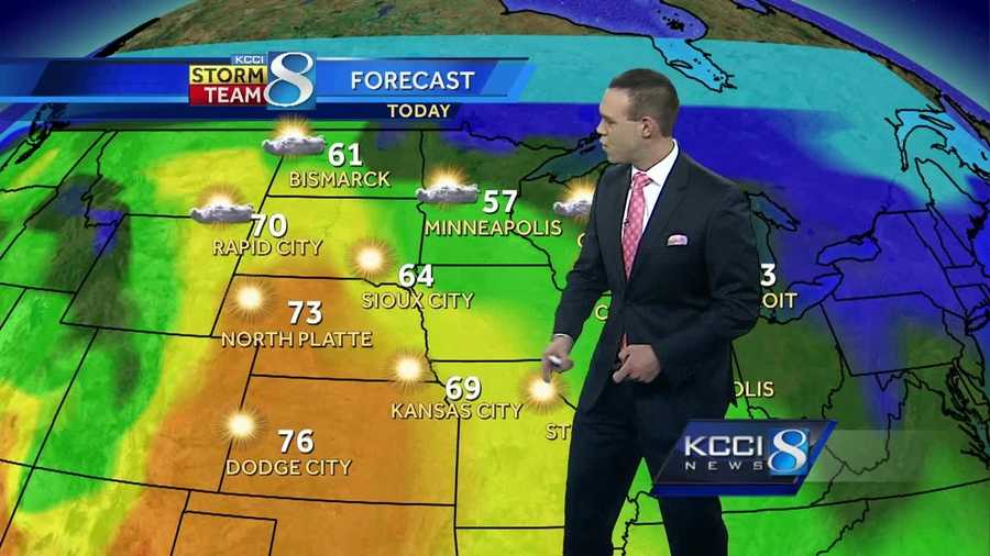 20 degrees above average for the weekend