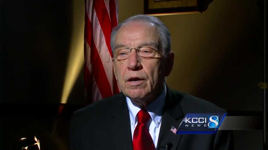 KCCI anchor Steve Karlin interviewed Sen. Charles Grassley Tuesday following at meeting at the White House on the Supreme Court nomination process.