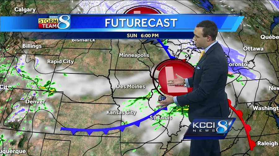 KCCI Meteorologist Frank Scaglione's forecast for Iowa