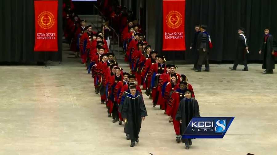 iowa state university record breaking graduation