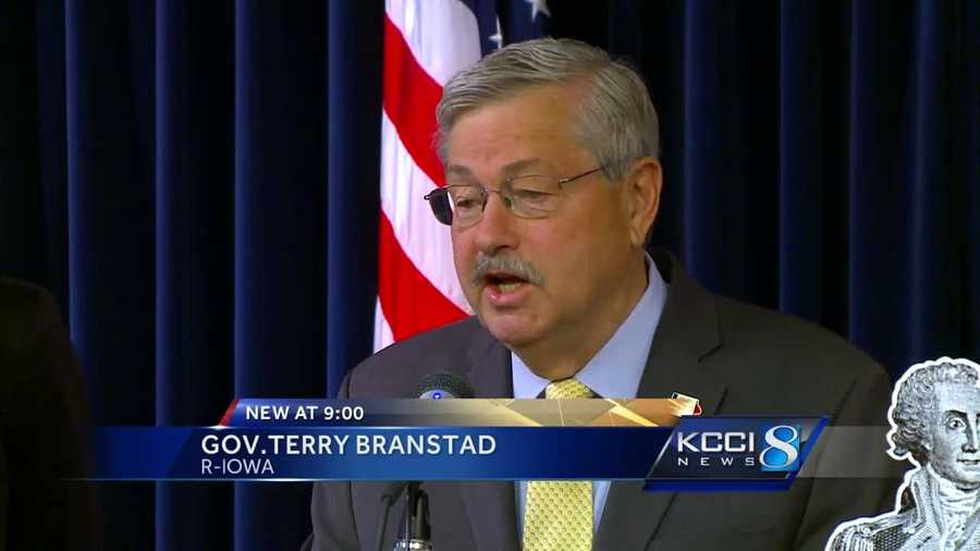 Iowa Governor Terry Branstad announced Monday that he now supports Donald Trump for president.
