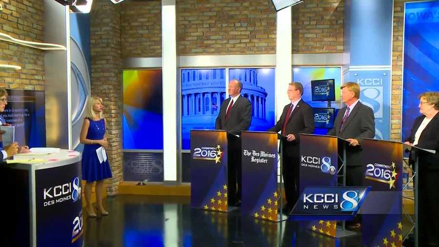 KCCI and The Des Moines Register co-sponsored a debate among the Democratic candidates for U.S. Senate on Wednesday.