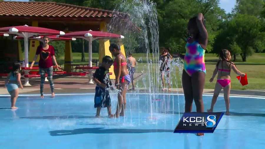With the heat index hitting triple digits today, central Iowans are dealing with the heatwave and braving the heat.
