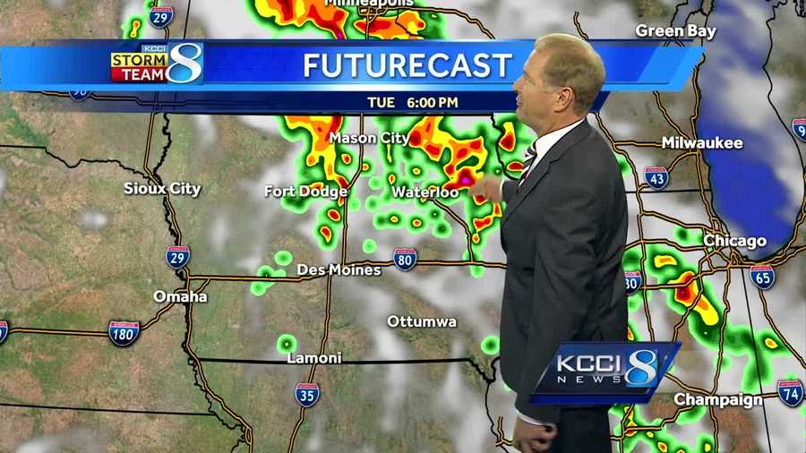 Weather forecast for Iowa.