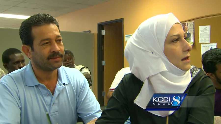 The first Syrian refugee family to arrive in Iowa is getting help to start their new lives here.