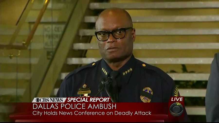 Dallas Police Chief David Brown provided new information and moving words about the deadly police shootings in Dallas overnight.