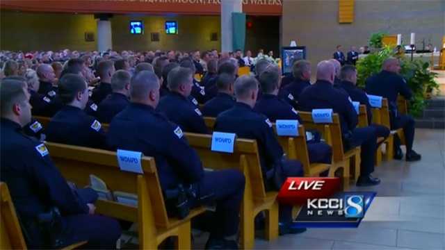 Photos West Des Moines Officer Shawn Millers Funeral 0318