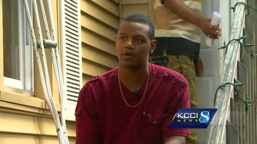 Davion Barber told KCCI Tuesday what he remembers from that deadly morning.