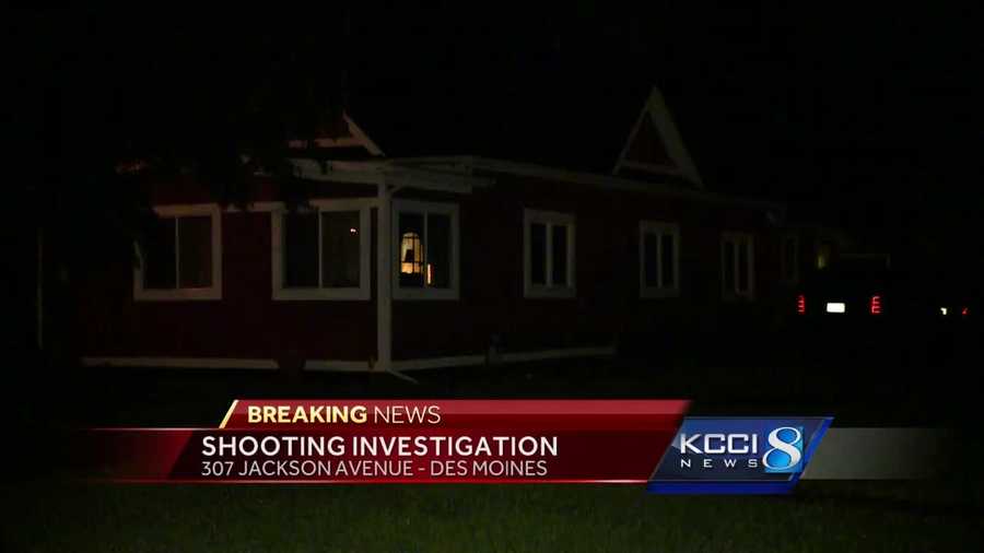 Des Moines police investigating after a man was shot.