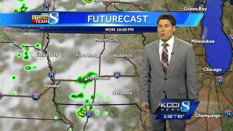 Videocast: Storms developing in SW Iowa, moving east