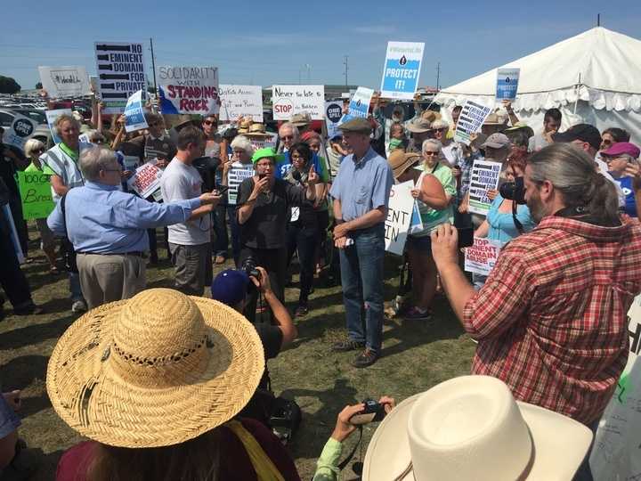 PHOTOS Bakken pipeline protest in Pilot Mound