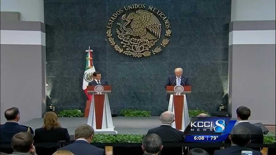 epublican presidential candidate Donald Trump met with Mexican President Enrique Peña Nieto Wednesday