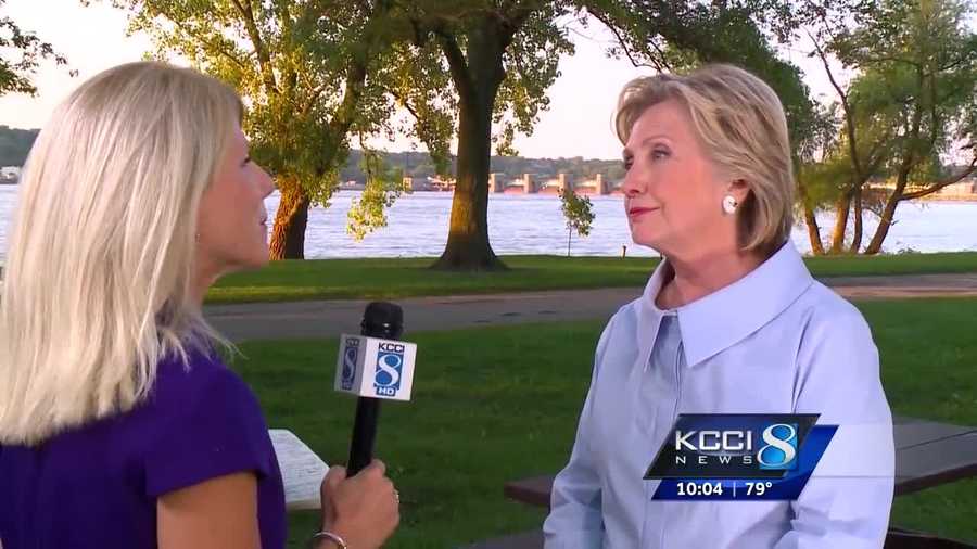 Hillary Clinton hit the campaign trail in the Quad Cities today where she addressed her economic plan.