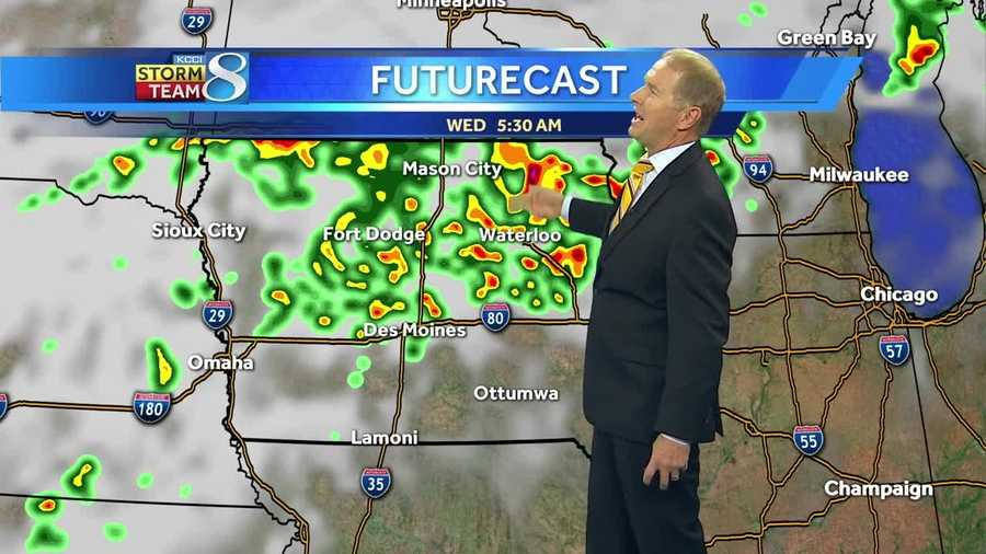 Weather forecast for Iowa