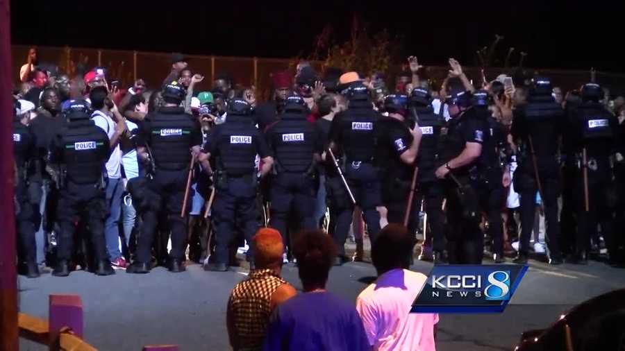 Charlotte, North Carolina was on edge Wednesday after a night of protests that left a dozen police officers injured. The unrest grew after the fatal shooting of a man Tuesday afternoon.