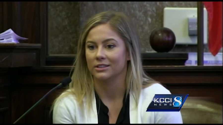 Olympic gold medalist and Dancing with Stars Champion, Shawn Johnson testified in a civil trial in Polk County.