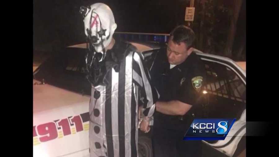Two metro police departments said there has been at least one report of a creepy clown sighting.