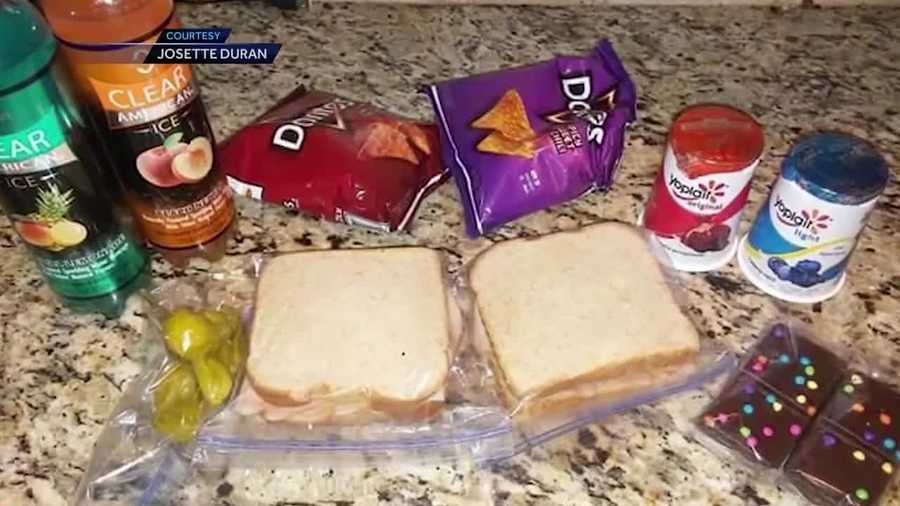 She packed an extra lunch for her son's friend for weeks.