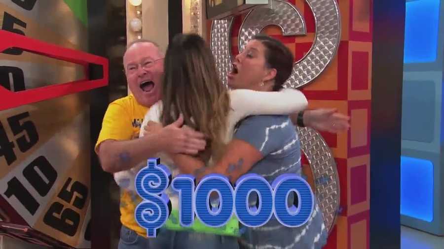 Everyone lost their minds when contestants had a 3-way tie when spinning the Big Wheel on the Price is Right.