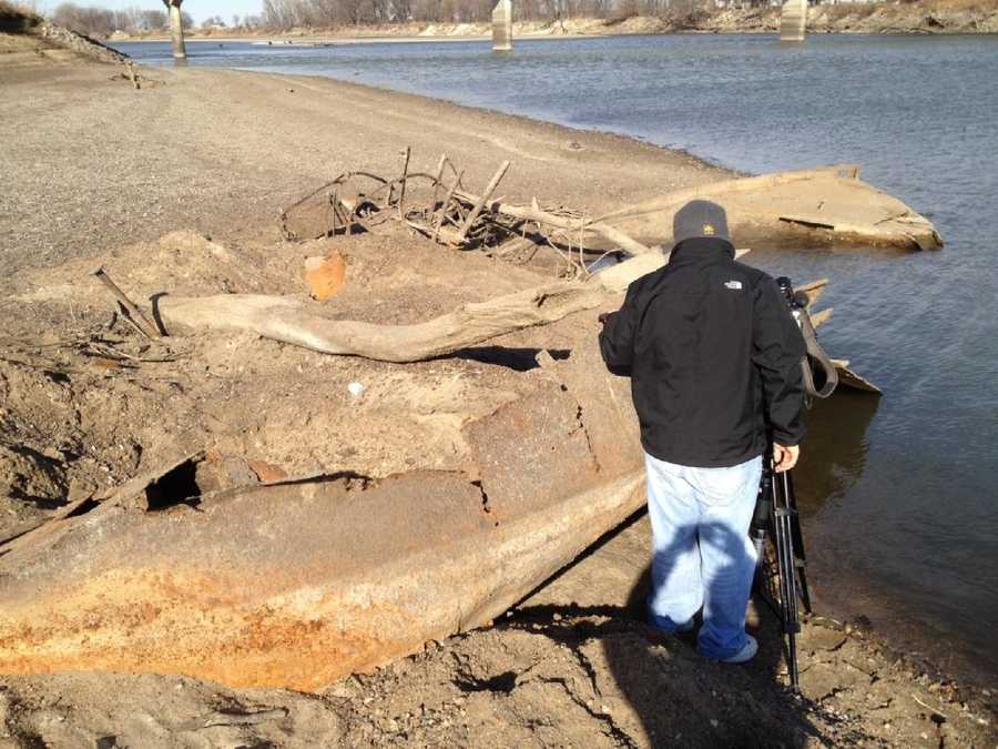 Photos Mystery Emerges From River Bottom