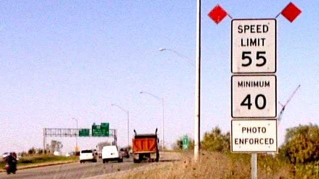 Traffic Cameras sign speed limit