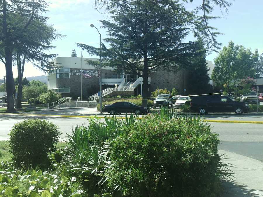Photos from the field Shooting at Vacaville Police Department