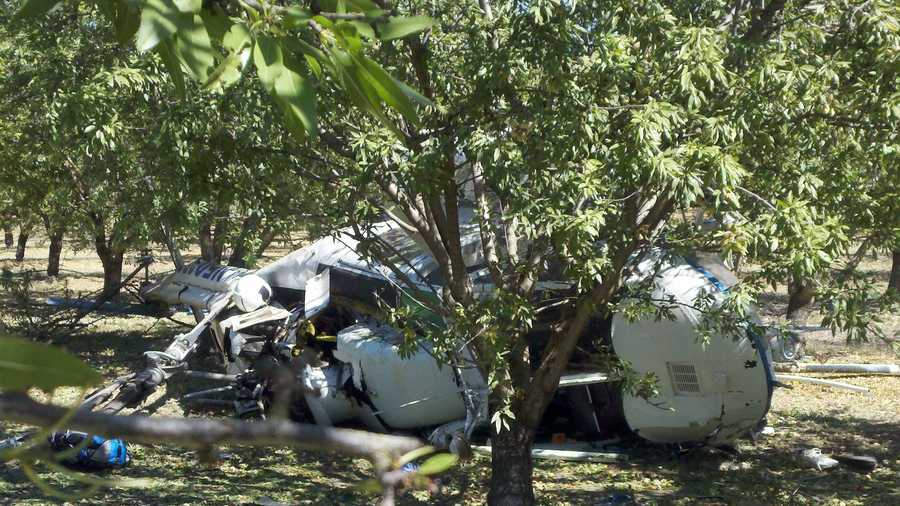 Helicopter crashes in rural Escalon; wasn't pilot's first wreck