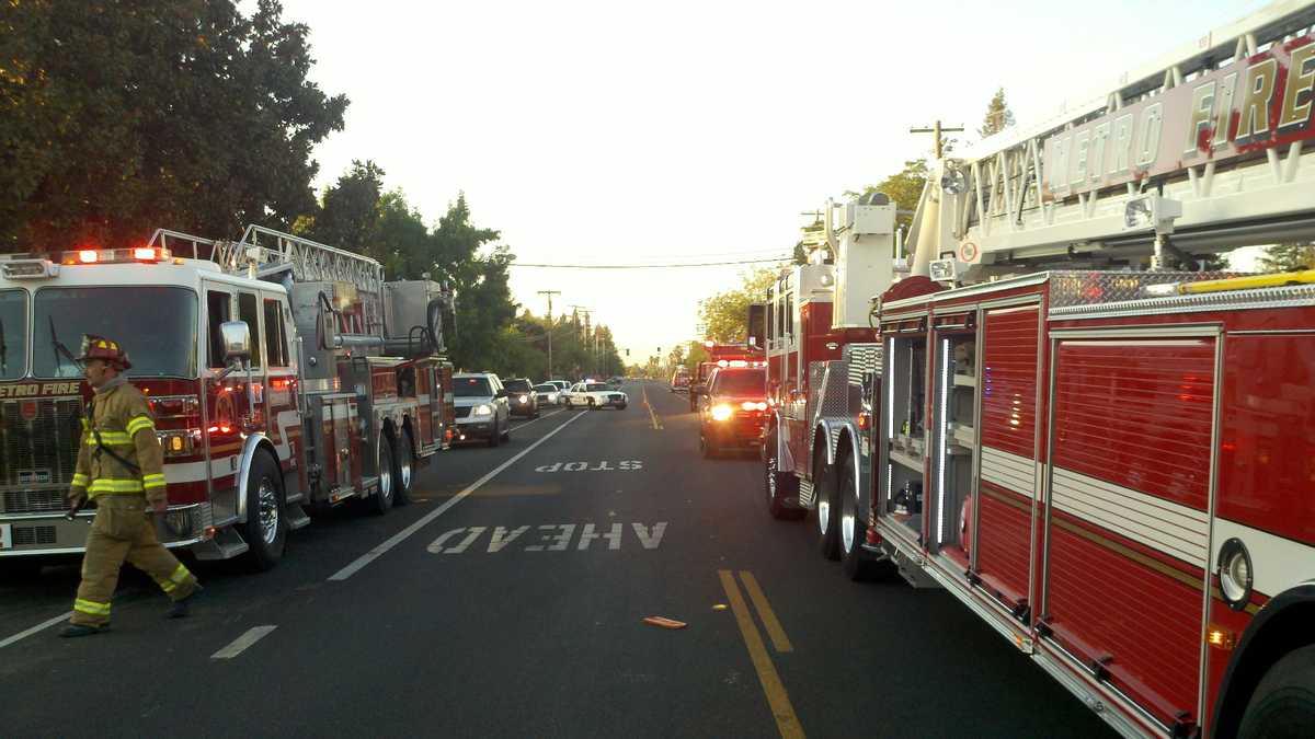 Photos from the field: Firefighters rush to duplex fire in Rancho